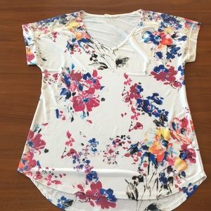 Flattering floral shirt